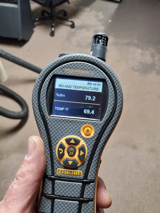 Moisture meter humidity assessment for Mold Remediation & Removal in Rye